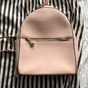 Henri Bendel pink mini backpack.